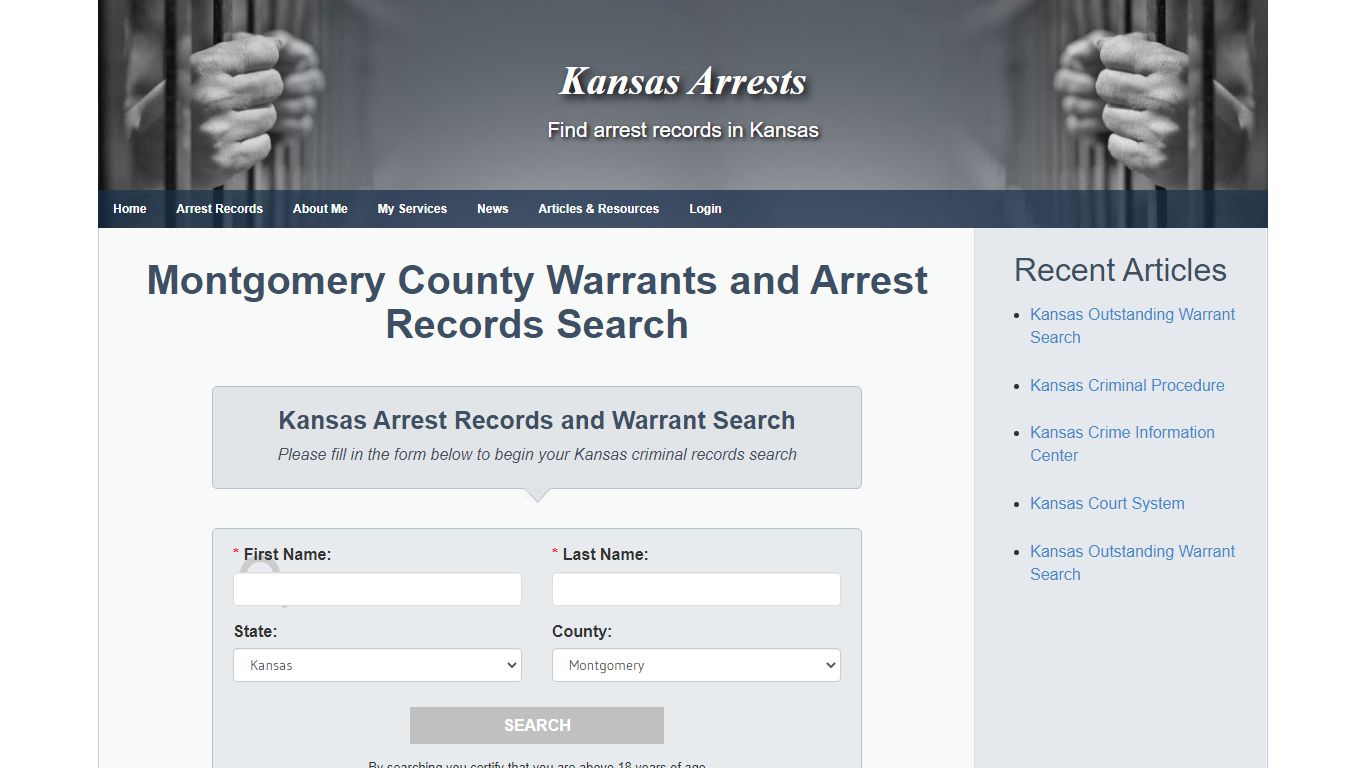 Montgomery County Warrants and Arrest Records Search - Kansas Arrests